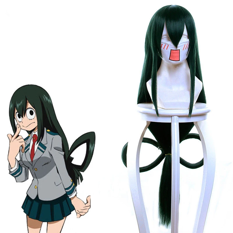 Аксессуары для волос Boku No Hero academic Asui Tsuyu 80 см длинные прямые аксессуары
