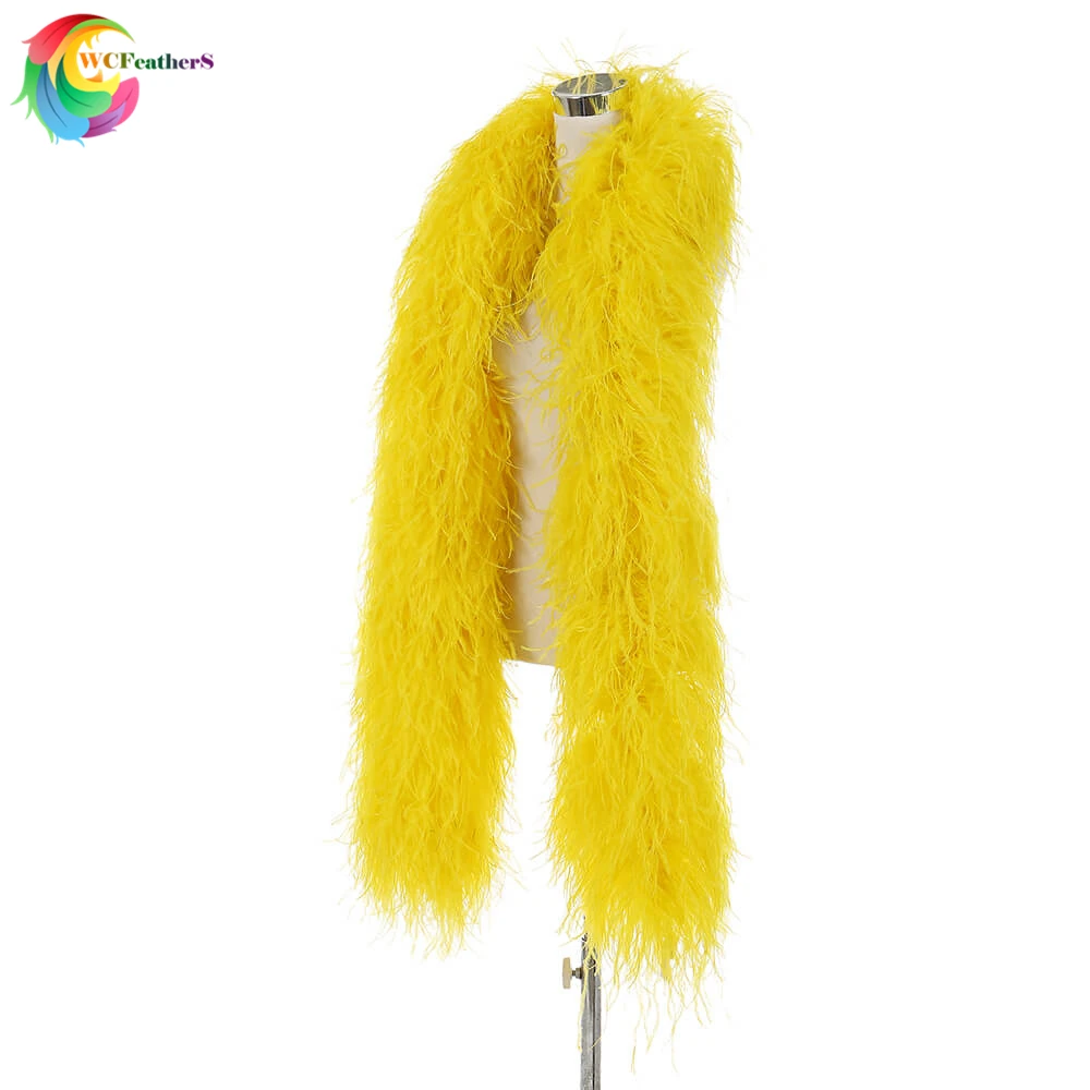 

2 meters elegant High quality silver gray Ostrich feather shawl 10ply Encrypted Ostrich feather boa Wedding decoration