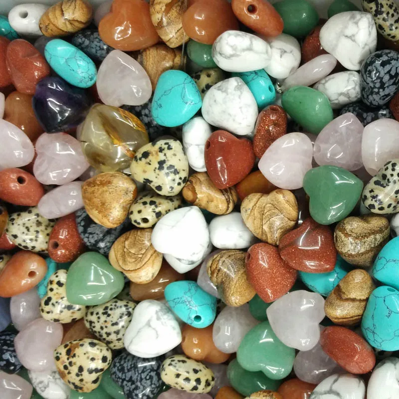 2018 новые модные высококачественные Смешанные Подвески из природного камня 25 мм 10