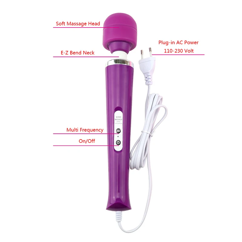 OPHAX 10 скоростной Электрический Волшебная палочка массажер с мотором массаж всего