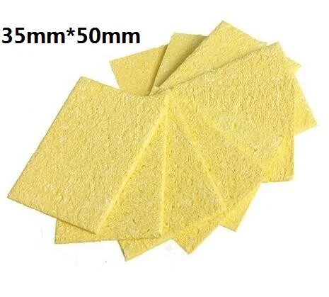 Желтая Чистящая губка для долговечной паяльной станции Электрический паяльник