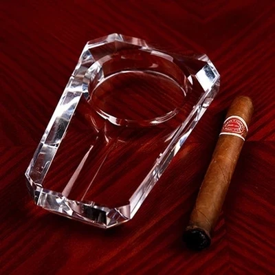 

Пепельница из хрустального стекла для сигар, декоративная пепельница для табака, товары для курения, новинка, украшение брелок, аксессуары ...