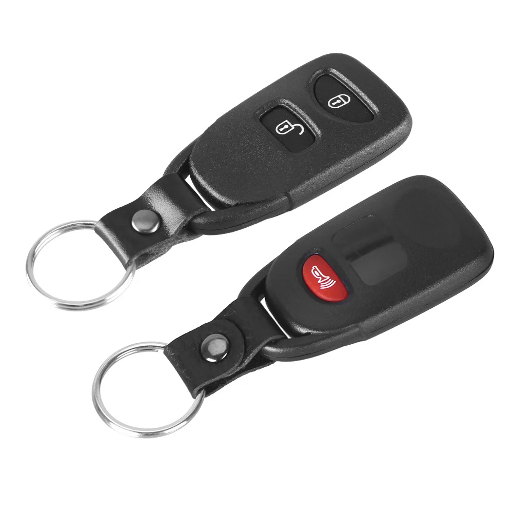 KEYYOU 20X оболочки 1/2/3/4 кнопки для hyundai Kia Carens Tucson Elantra Santa FE 2005 2006 2007 2008 2009 2010 дистанционный ключ чехол - Количество кнопок: 3 buttons