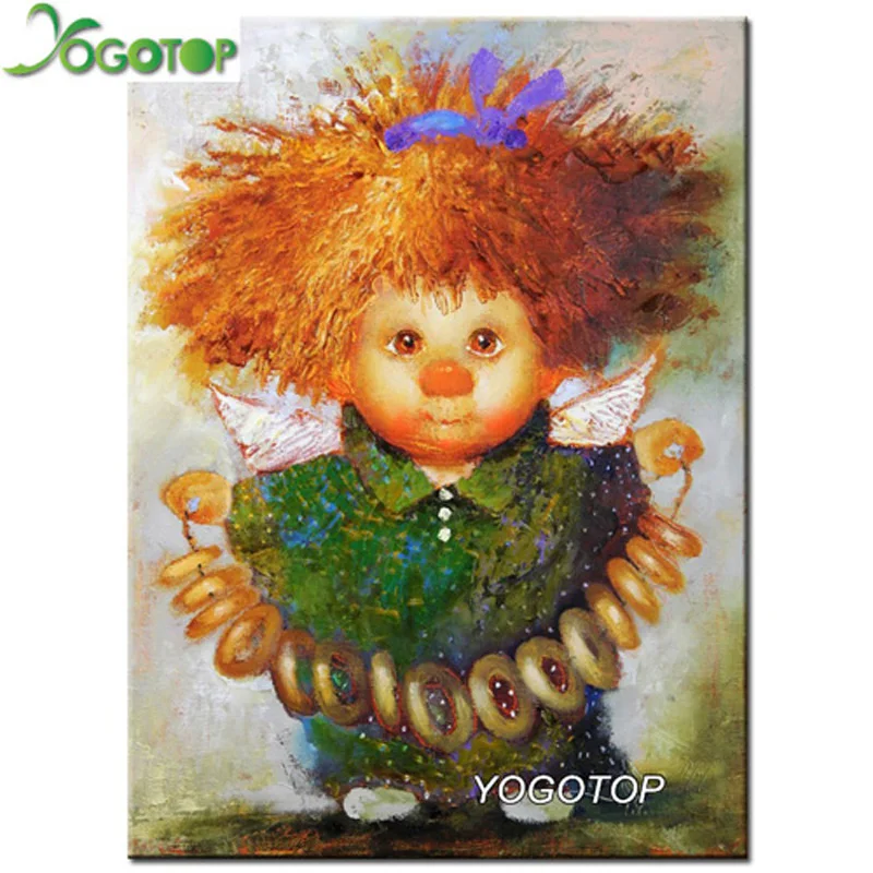 YOGOTOP полная Алмазная вышивка с изображением Ангела из мультфильма DIY Алмазная Картина Набор для вышивки крестиком 5D Алмазная мозаика рукоделие ZB120