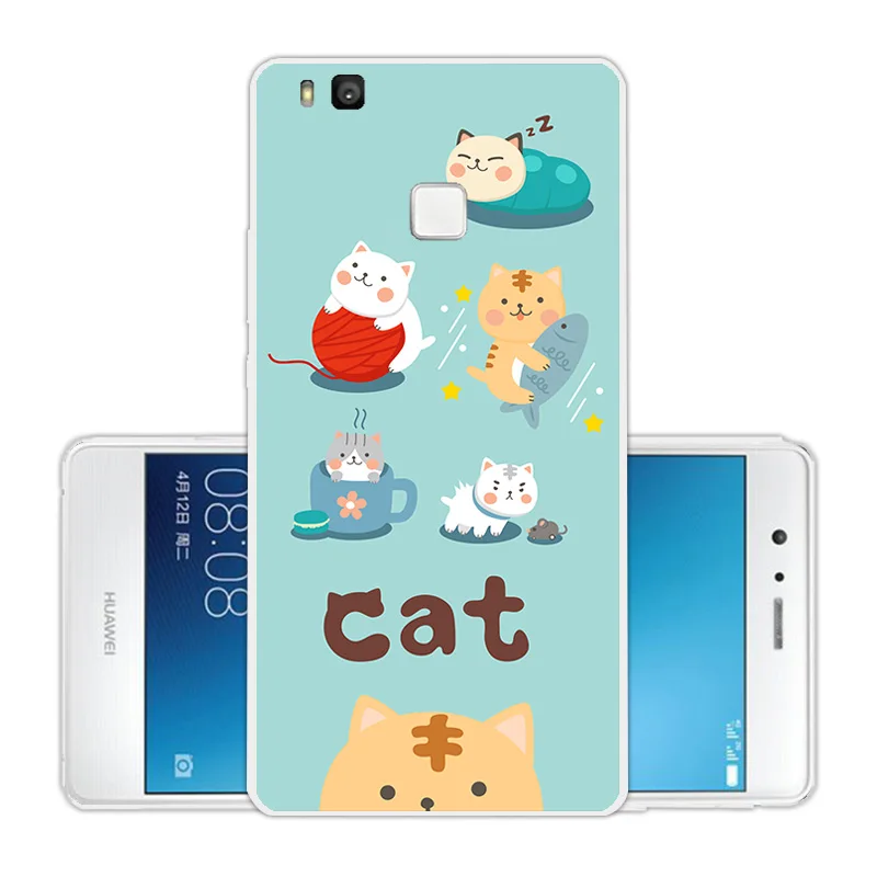 Мягкий ТПУ чехол для Huawei Ascend P9 Lite/G9 прозрачный силиконовый P9Lite Plus телефона |