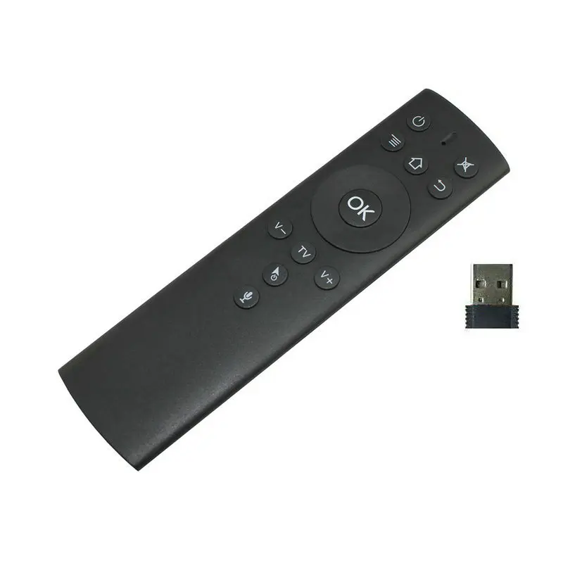 Оптовая продажа 6 шт./лот гироскоп Fly Air Mouse T1M 14 ИК обучающий микрофон google assistant voice