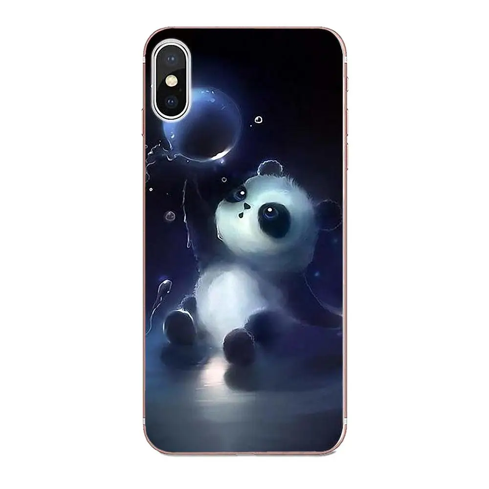 Забавный дизайн супер милая панда для sony Xperia Z(Сони Иксперия З) Z1 Z2 Z3 Z4 Z5 компактный мини M2 M4 M5 T3 E3 E5 XA XA1 XZ Премиум мягкий Кап Coque