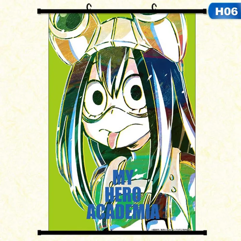 6 Японское Аниме Boku no Hero Academy My Hero Collective настенный свиток живопись плакат Косплей - Цвет: 6