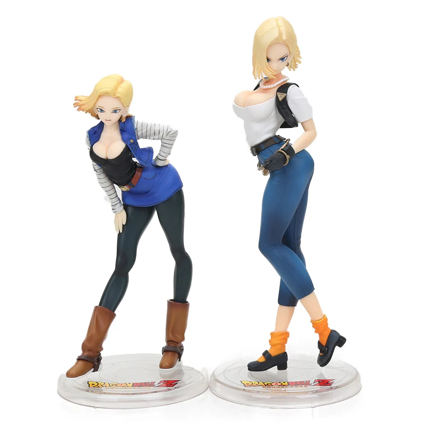 Фигурка Dragon Ball Girls Gals NO 18 Lazuli Bulma Ranchi ПВХ Фигурки Dragon Ball Z Коллекционная модель куклы игрушки