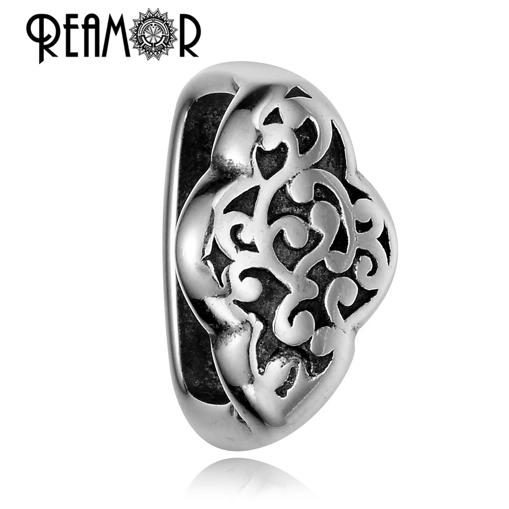 Реамор Панк Стиль Тотем для мужчин браслет бусины 316l нержавеющая сталь