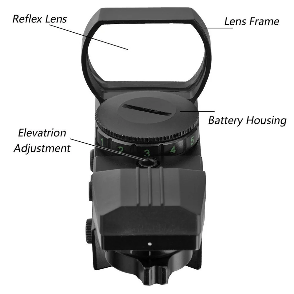 Охотничий прицел с красной точкой тактическая оптика 20 мм рельсовый снайперский