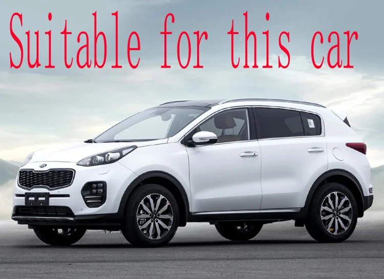 Для Kia Sportage KX5 2016 2017 2018 2019 алюминиевая + холщовая задняя крышка для груза защитный
