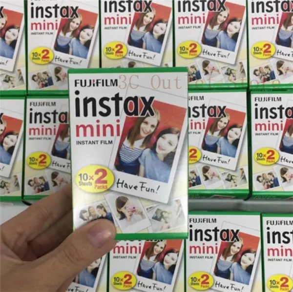 Fujifilm Instax Мини-фильм 20 листов мгновенных Фильм+ Fujifilm мгновенный Mini7s Камера прозрачный Кристальный чехол