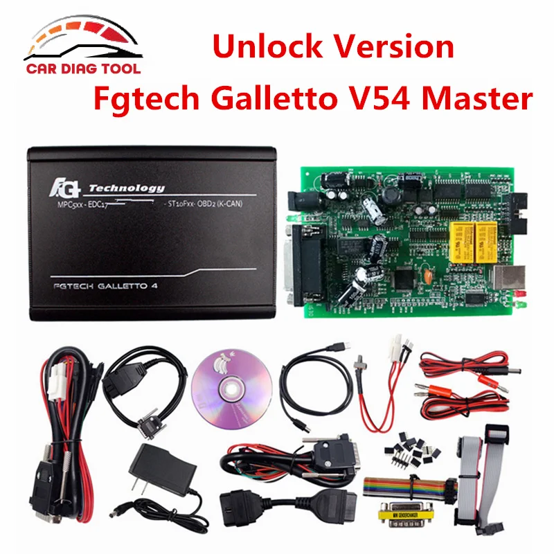 2018 новые Fgtech Galletto 4 Мастер V54 полный чип Авто ЭКЮ инструмент настройки fg tech