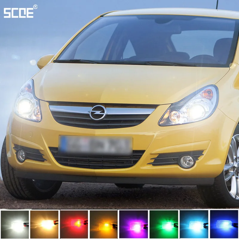 Для Opel Corsa C Combo D SCOE 2015 Новый 2X12SMD светодиодный передний парковочный фонарь боковой