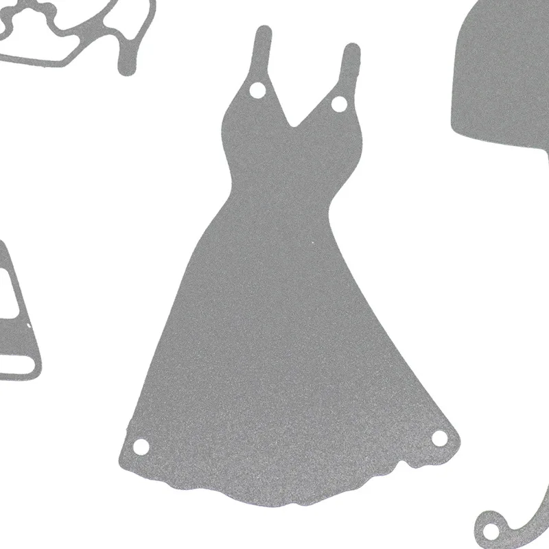 6 шт./лот металла Штанцевые формы манекен форма платье Костюмы Интимные