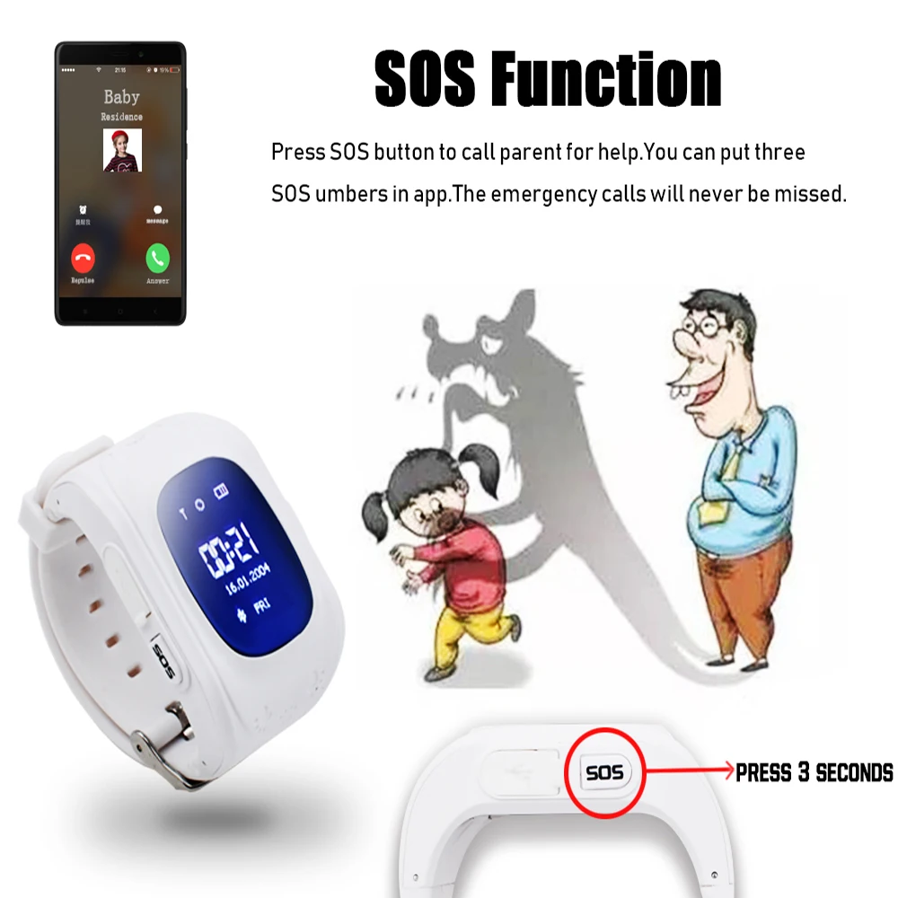 Q50 OLED Экран GPS Смарт часы Детские Умные Часы для детей телефон SOS Звонок