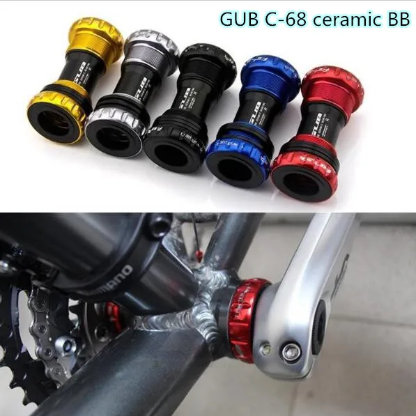 

Free Shipping GUB C-68 Ceramic Bottom Bracket Road Bicycle Axis Mountain Bike Ceramic BB Fit For Shimano&FSA crank