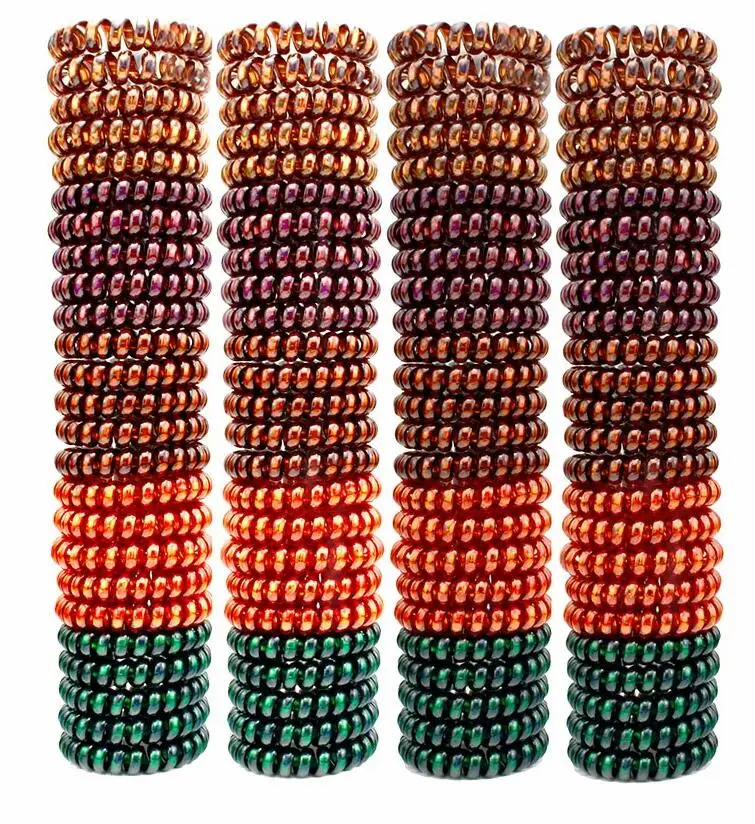 5 шт. красочная телефонная проволока резинка для волос резинки повязка на голову