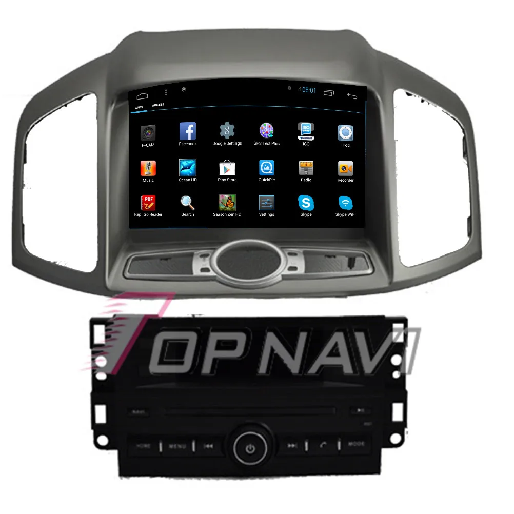 Автомобильный GPS навигатор Topnavi 8 &quot четырехъядерный Android 6 0 для Chevrolet Captiva 2011 2012 2013