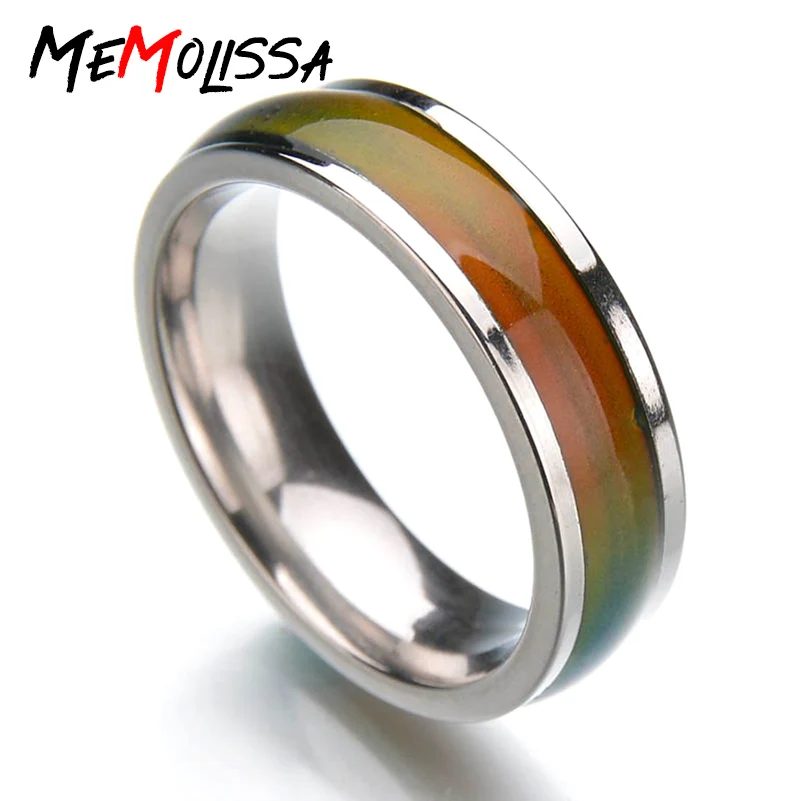 MMS богемная эмаль изменение цвета кольцо настроения женское кольцо|mood ring|color changing