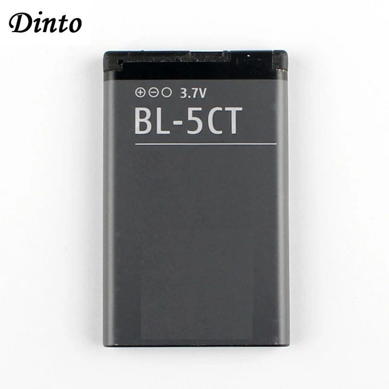 Сменный аккумулятор Dinto для Nokia 3720 5220 5220XM 6730 6330 6303i (BL 5CT) 1050 мА/ч|Аккумуляторы