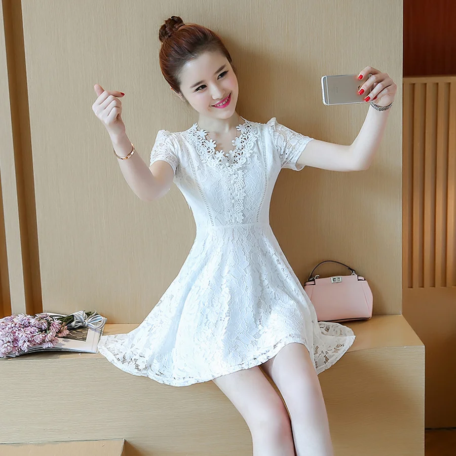 2020 корейский винтажный розовый кружевной сарафан Бохо летнее однотонное пляжное