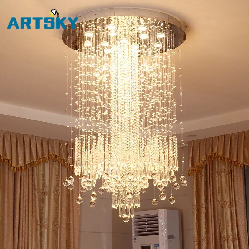 Современный минималистичный светодиодный светильник с длинной лестницей