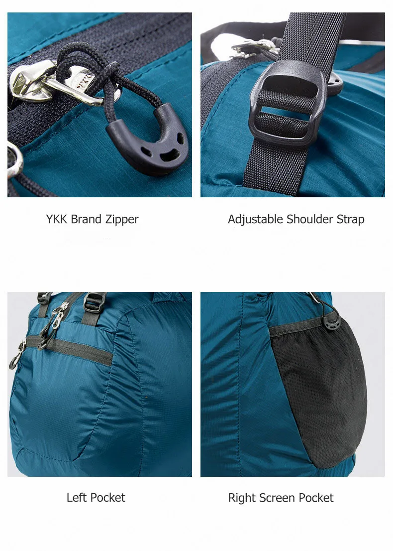 Naturehike модернизированная 32L хранение дорожных сумок сумка 145 г 20D Кремниевая клетчатая ткань Сверхлегкая Портативная Складная спортивная сумка