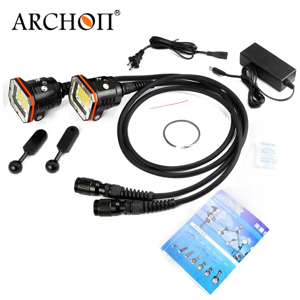 Фонарь Archon DH150W/ WH156W для дайвинга 300000 люмен погружной фонарь 3000 Вт