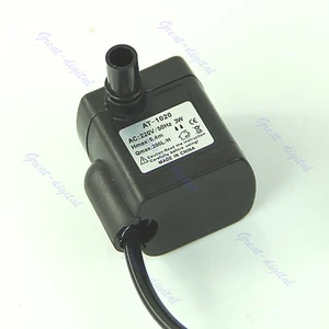 Водяной насос постоянного тока 220V 3W погружной водяной насос для аквариума от китайского производителя Фонтан воздуха Средний аквариум для рыбок бак штепсельная вилка европейского стандарта