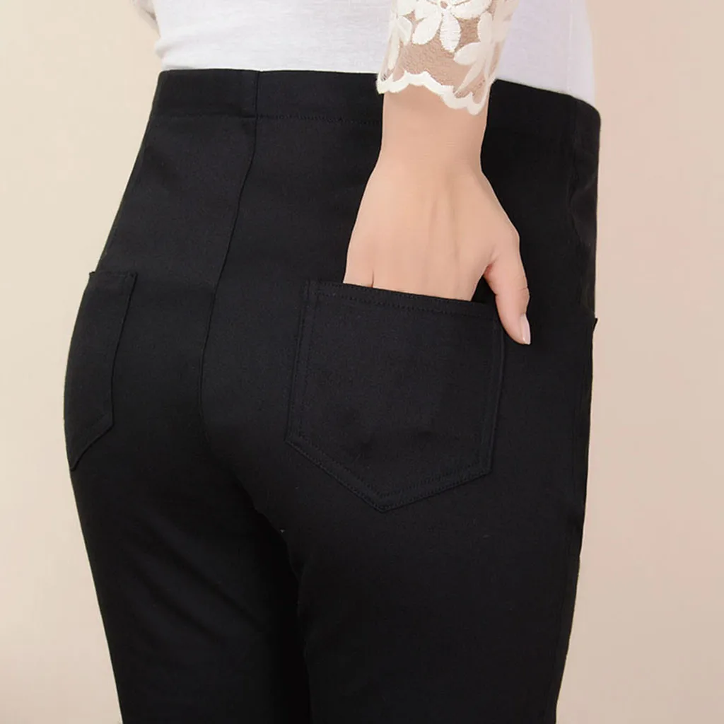 Одежда SAGACE для беременных женские штаны поддерживающие брюки живота черные