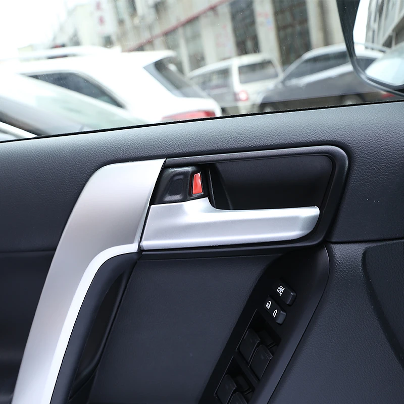 ABS Хромовая Автомобильная накладка на внутреннюю дверную ручку Отделка Стикеры