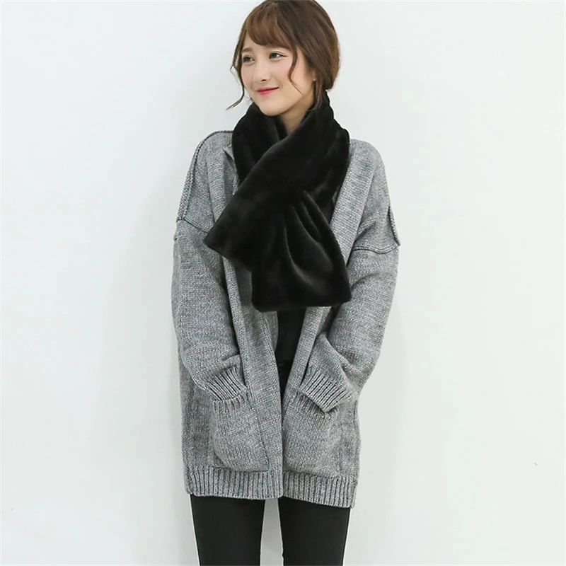 2018 шарф из искусственного меха женский роскошный брендовый зимний для женщин