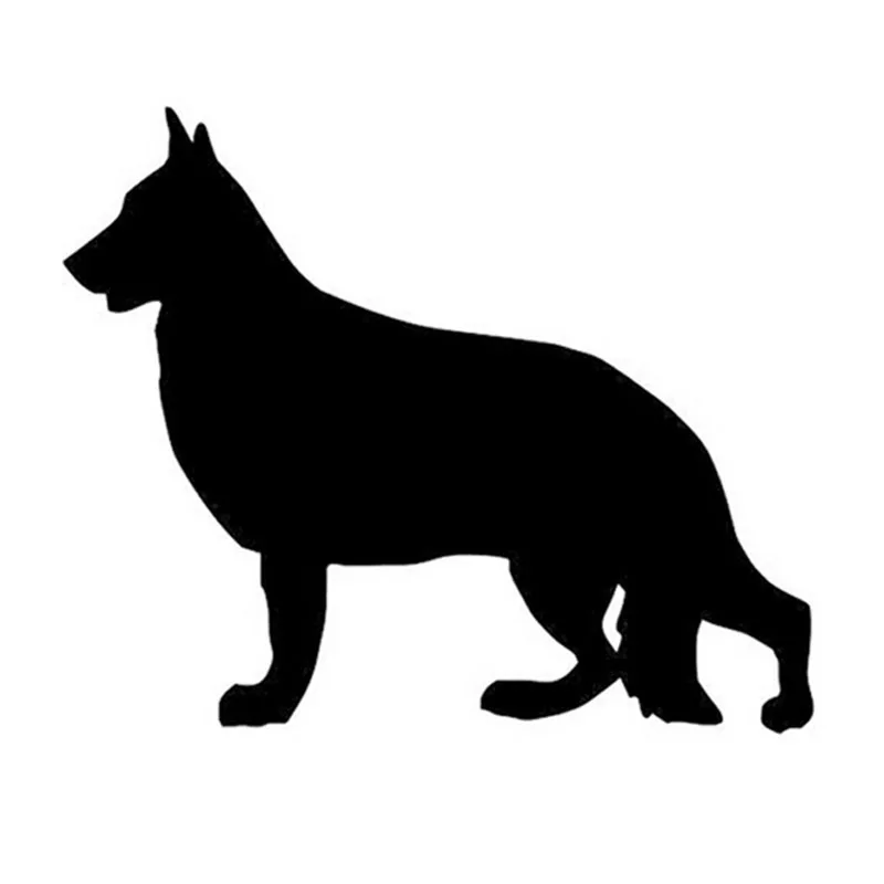 Стильная наклейка для автомобиля 13*11 см немецких овчарок собак домашних животных