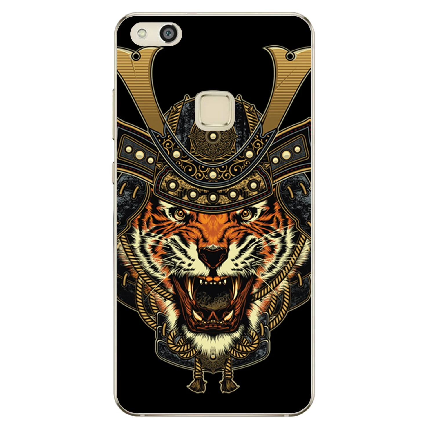 Чехол для Huawei P10 Plus мягкий силиконовый чехол из ТПУ Lite Fundas Angry Gorilla Tiger Wolf Warrior