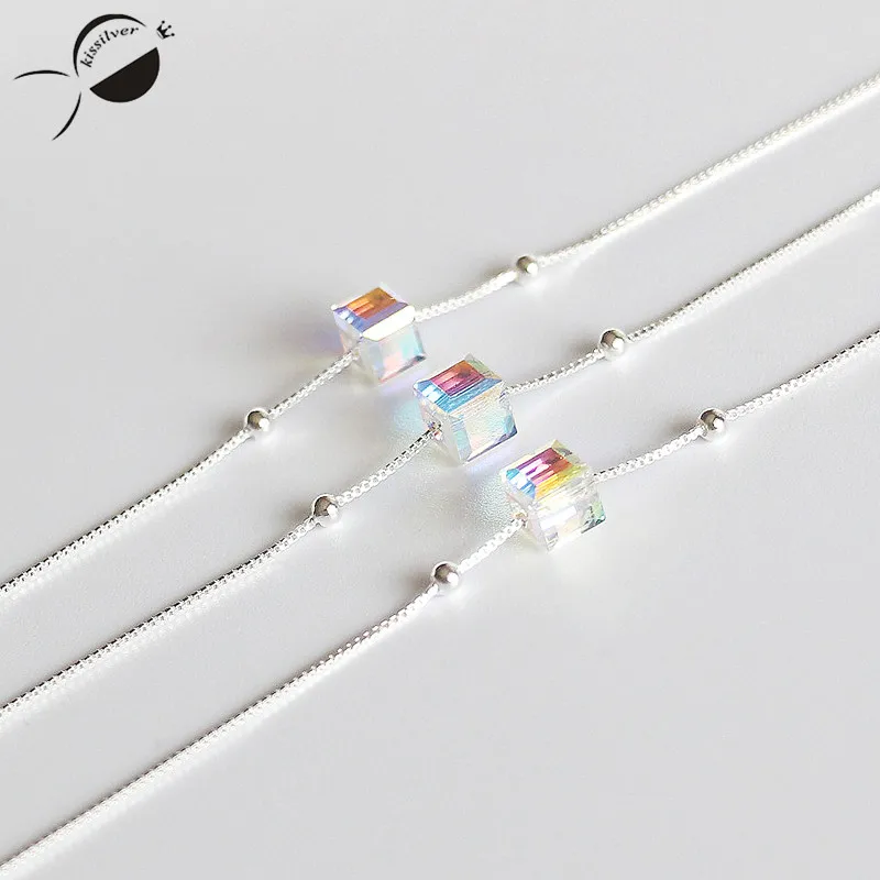

925 Sterling Silver Bracelets for Women 2018 Fashion Elegant Bangles&Bracelets Fine Jewelry New Silver Chain Female Bracelets