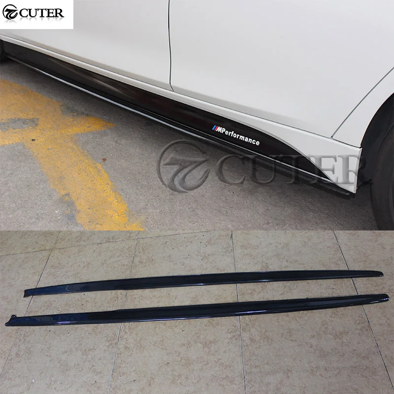 Фартук с боковой юбкой из углеродного волокна для BMW F30 328i 320i 330i 3 серии 13