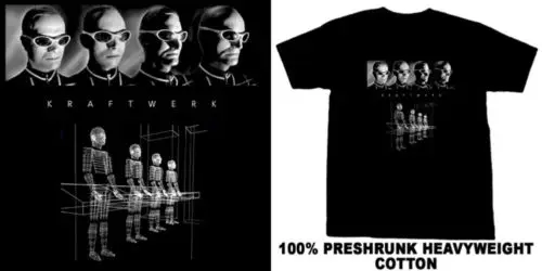 Kraftwerk футболка крутая Повседневная с гордостью Мужская Новая модная унисекс