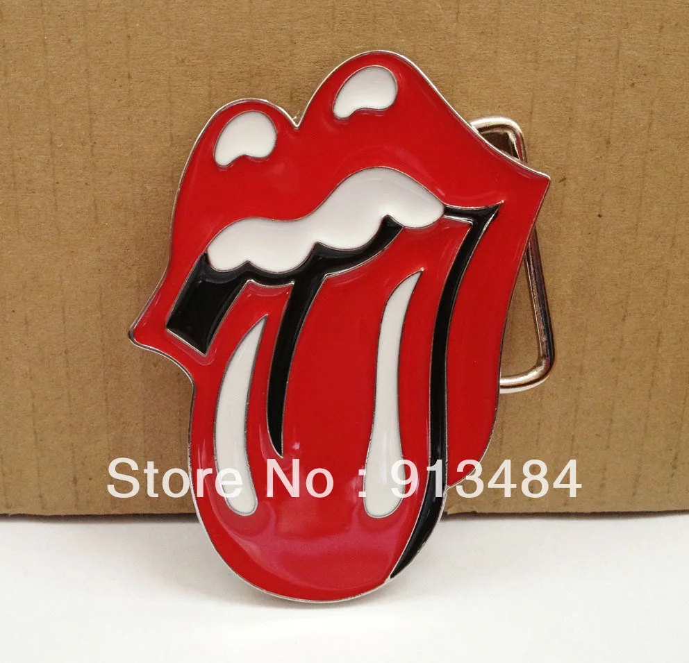 

Fashion tongue belt buckle with silver finish with 4cm wideth loop JF-B137,Free shipping