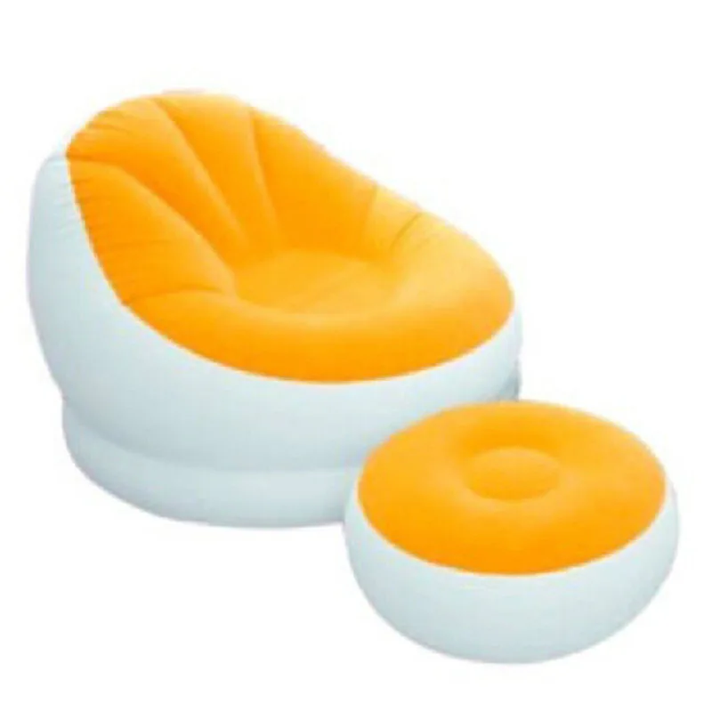 EC US 68572 inflatable lazy leisure sofa single bed folding three color options FREE SHIPPING |