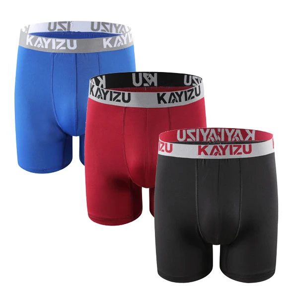 3 pieces KAYIZU трусы-боксеры с изображением Для мужчин 3Pcs \ нижнее белье боксер самакуэка прочны боксерские трусы Мужское нижнее белье, хлопковые трусы Для мужчин трусы-боксеры с изображением pour homme - Цвет: 3 pieces
