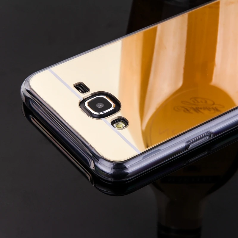 Чехол для телефона samsung Galaxy J7 зеркальный чехол мягкая Задняя накладка чехла из