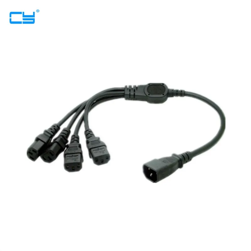 10 шт. Высокое качество IEC 320 C14 штекер для 4XC13 Женский Y Тип сплиттер шнур питания до