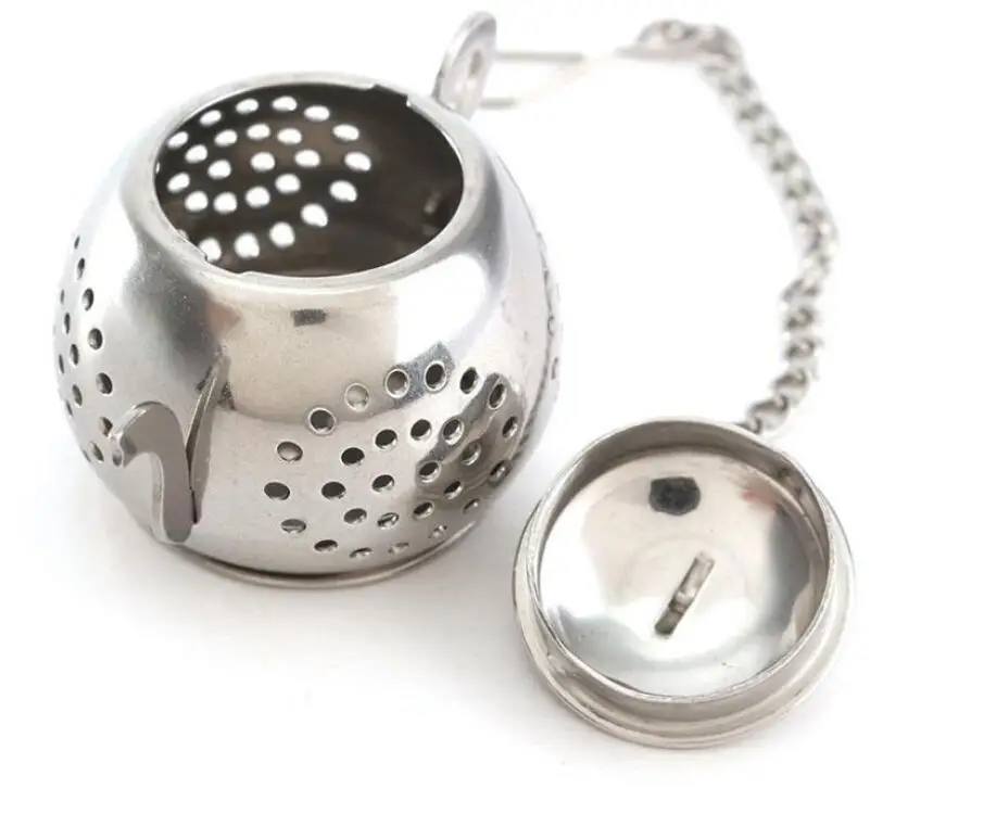 

200 шт./лот Чай горшок Форма Нержавеющая сталь лист Чай Infuser сетчатый фильтр ложка-шарик