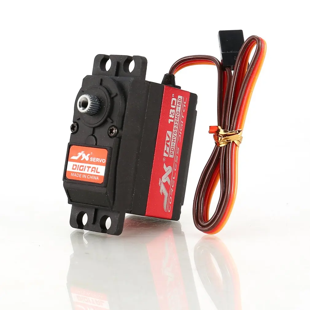 JX PDI HV5932MG 20 кг 180'Steering цифровой Металл шестерни Coreless Servo с высоким крутящим
