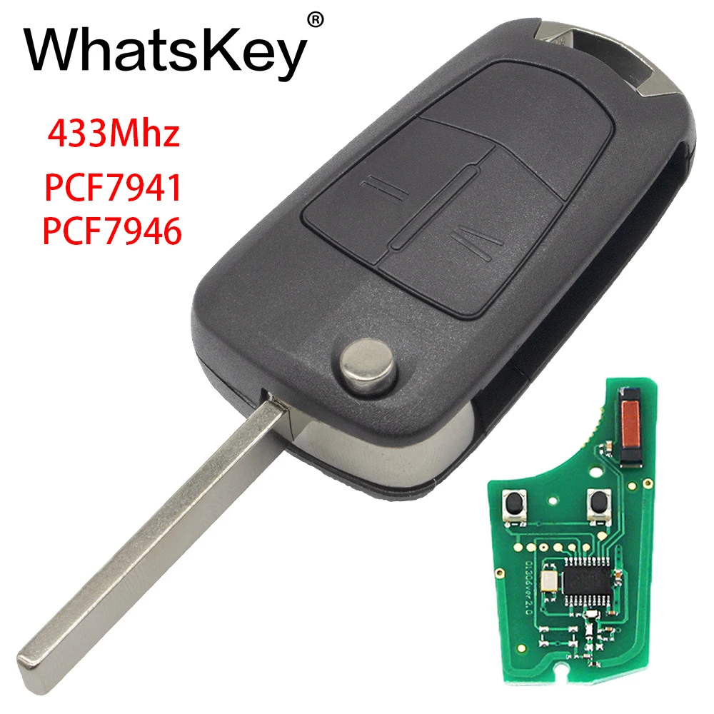 Комплект автомобильных ключей WhatsKey для Opel/Vauxhall Astra H 2004 2009 Zafira B 2005 2013 БЕСКЛЮЧЕВОЙ