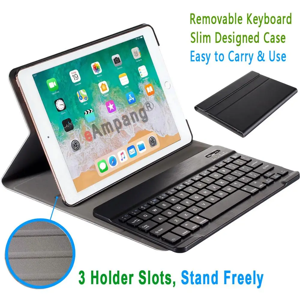 Чехол для клавиатуры iPad 9 7 2018 2017 6th 5th Generation Pro 10 5 11 Air 1 2 3 3rd 2019 Mini 4 Case Keyboard Capa|Чехлы