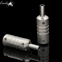 newest 20mm tattoo stainless steel grip with back stem tattoo grips supply free shipping tg 101