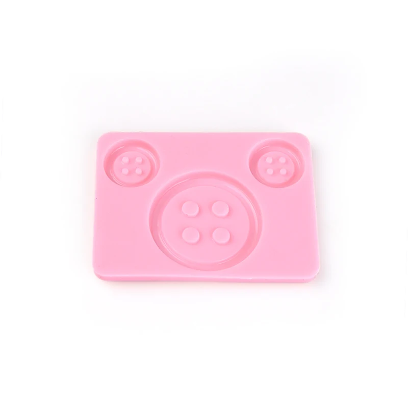 1 pcs Big 2 Small Buttons Shapes Cake Mold Silicone Chocolate Fondant Candy Mould Baking Jelly Ice Decor Tools | Дом и сад